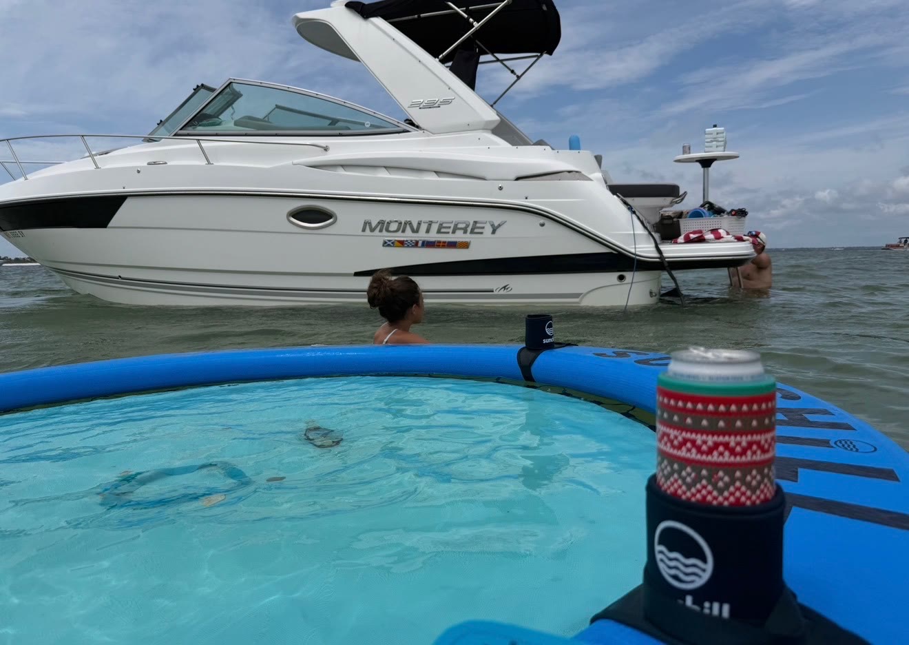 A family cruising with Salty Crook Charters on the Emerald Coast