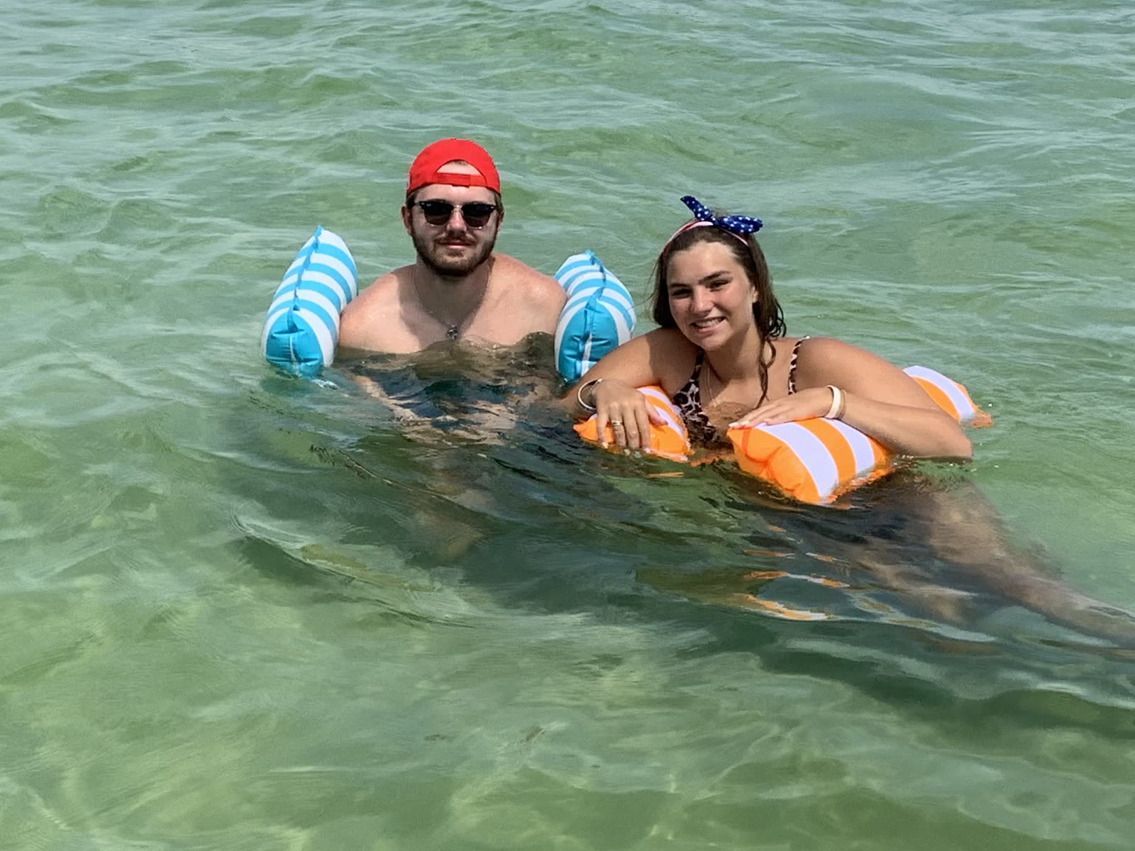 Charter guests cruising the Emerald Coast with Salty Crook