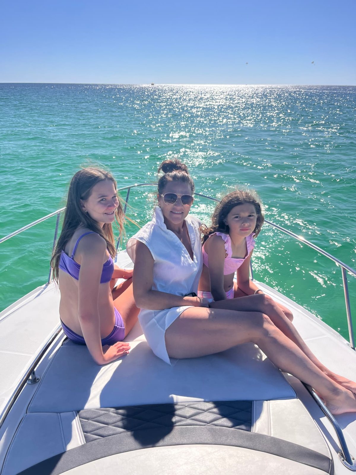 Guests aboard a Salty Crook charter on the Emerald Coast