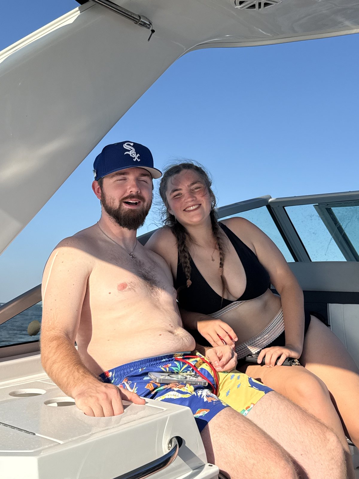 Charter guests on the water near Destin, Florida