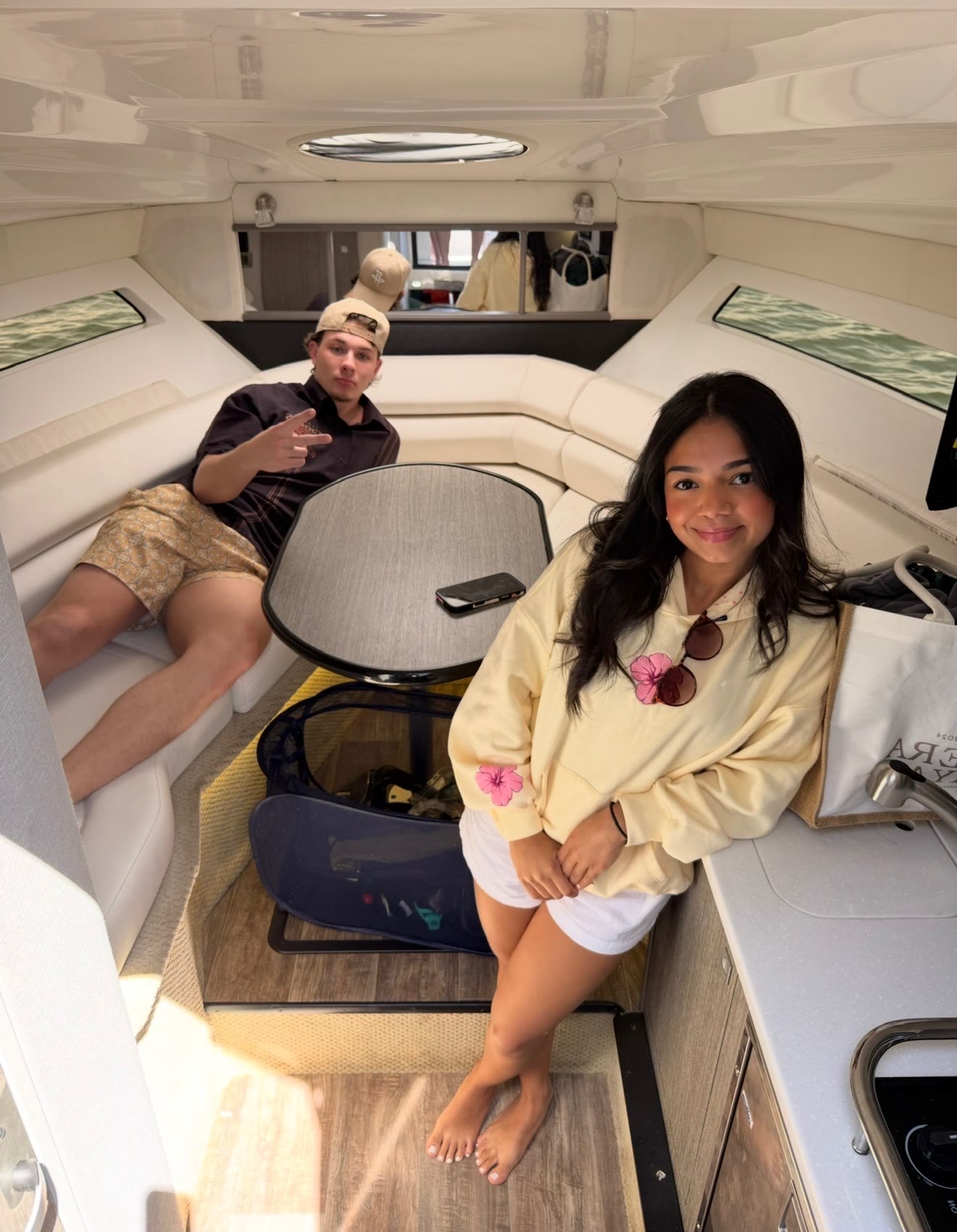 A group of guests on a Salty Crook charter near Destin, Florida