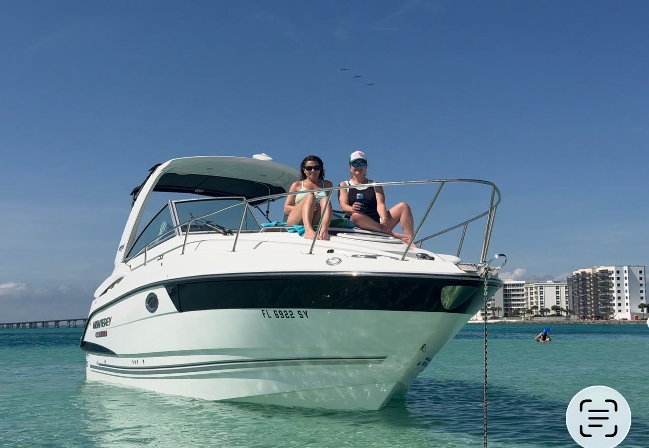 Guests aboard a Salty Crook charter near Destin, Florida