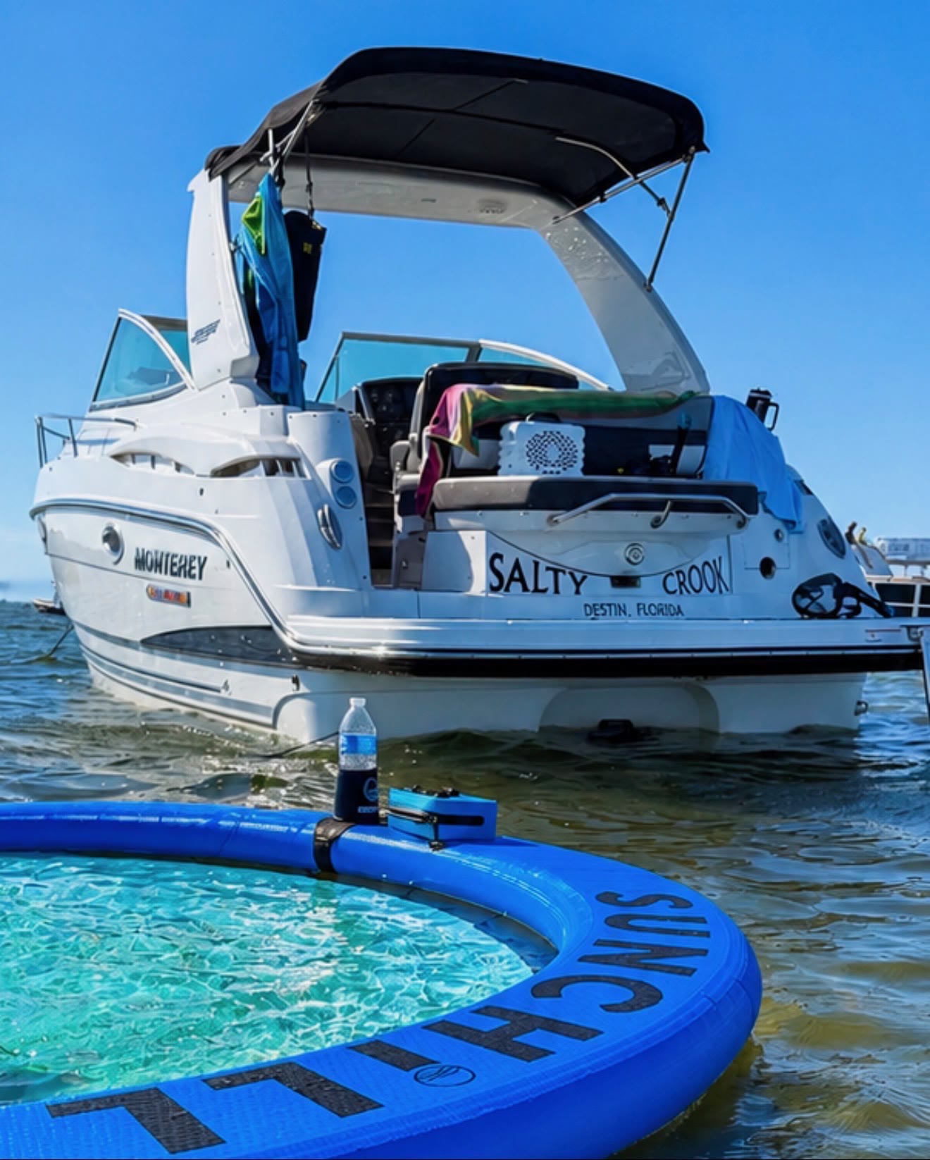 Charter guests enjoying the water near Destin, Florida